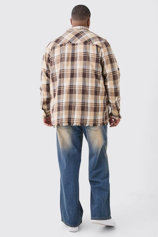 Plus lockere Schlagjeans mit Applikation