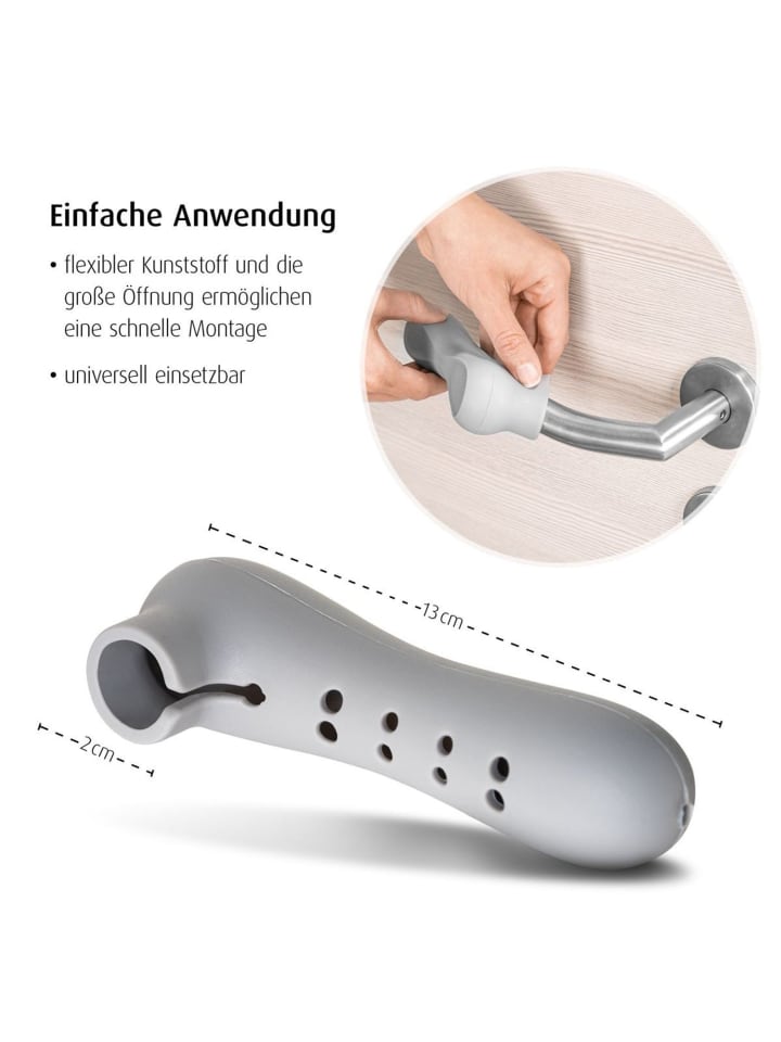 Reer Vorteilspack HandleGuard Türgriffschutz in Grau ab 0 Monate günstig kaufen onesize
