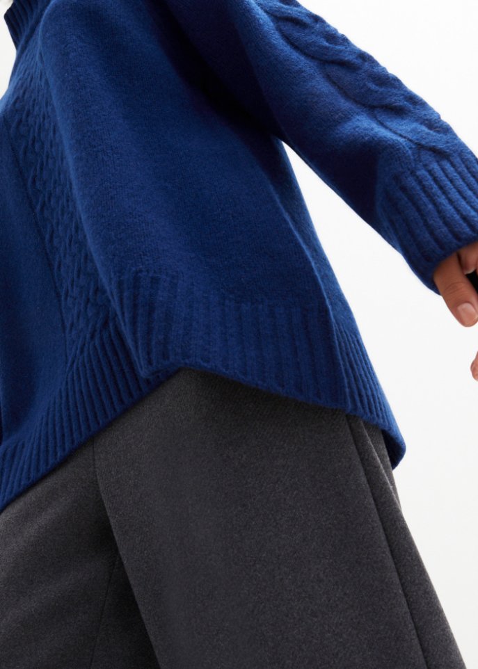 Oversized Woll-Pullover mit Good Cashmere Standard®-Anteil