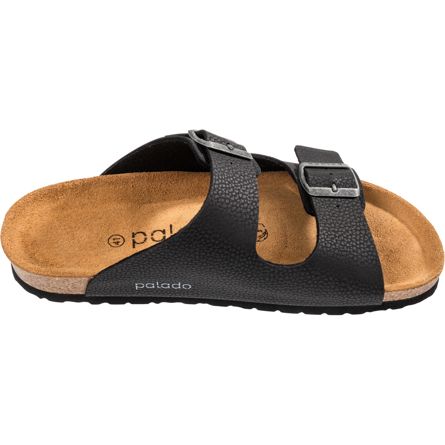 Palado Korfu Herren, Pantoletten, Herren, Print Schwarz 2