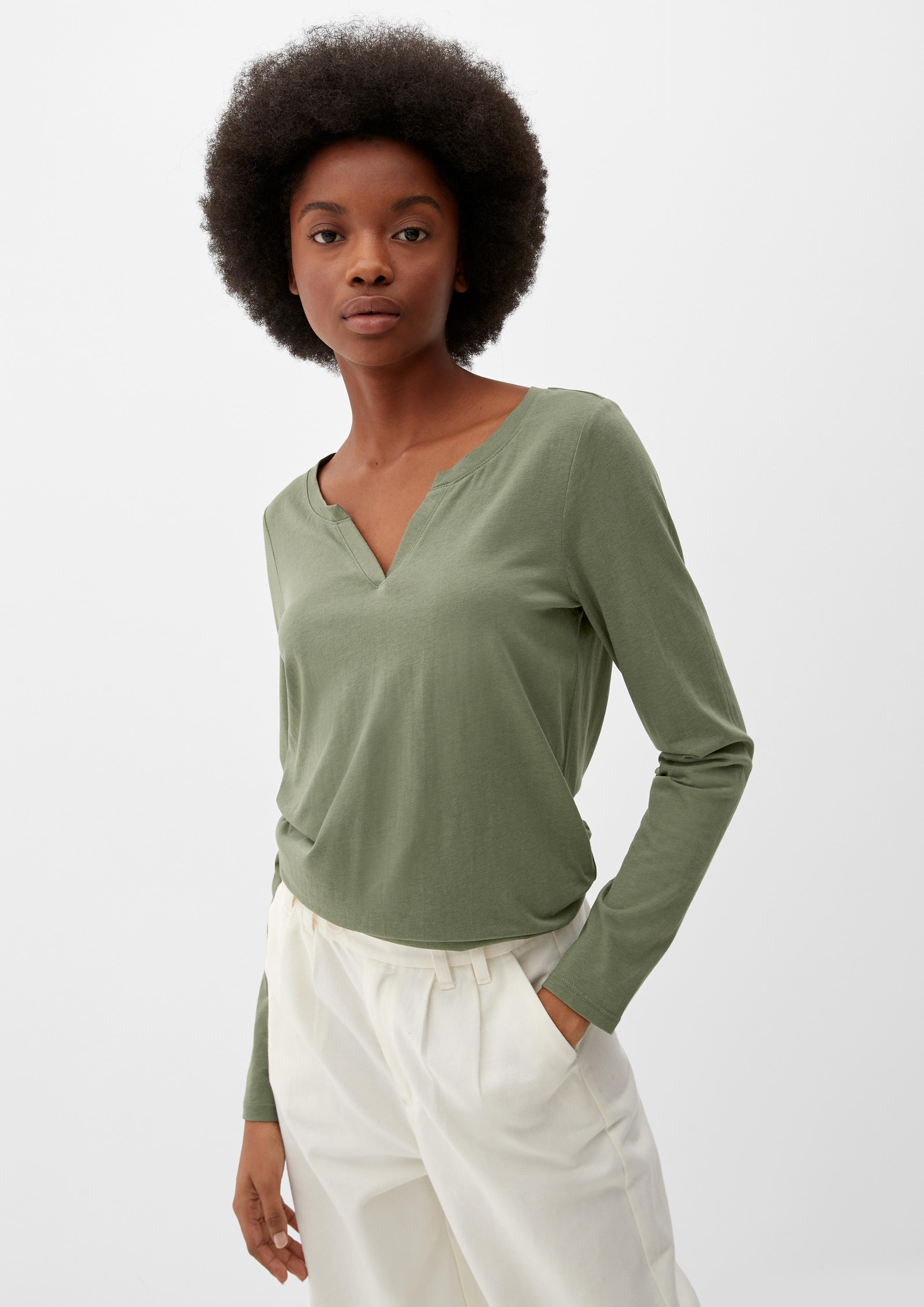 Langarmshirt im cleanen Look  45.899.31.X014-7815