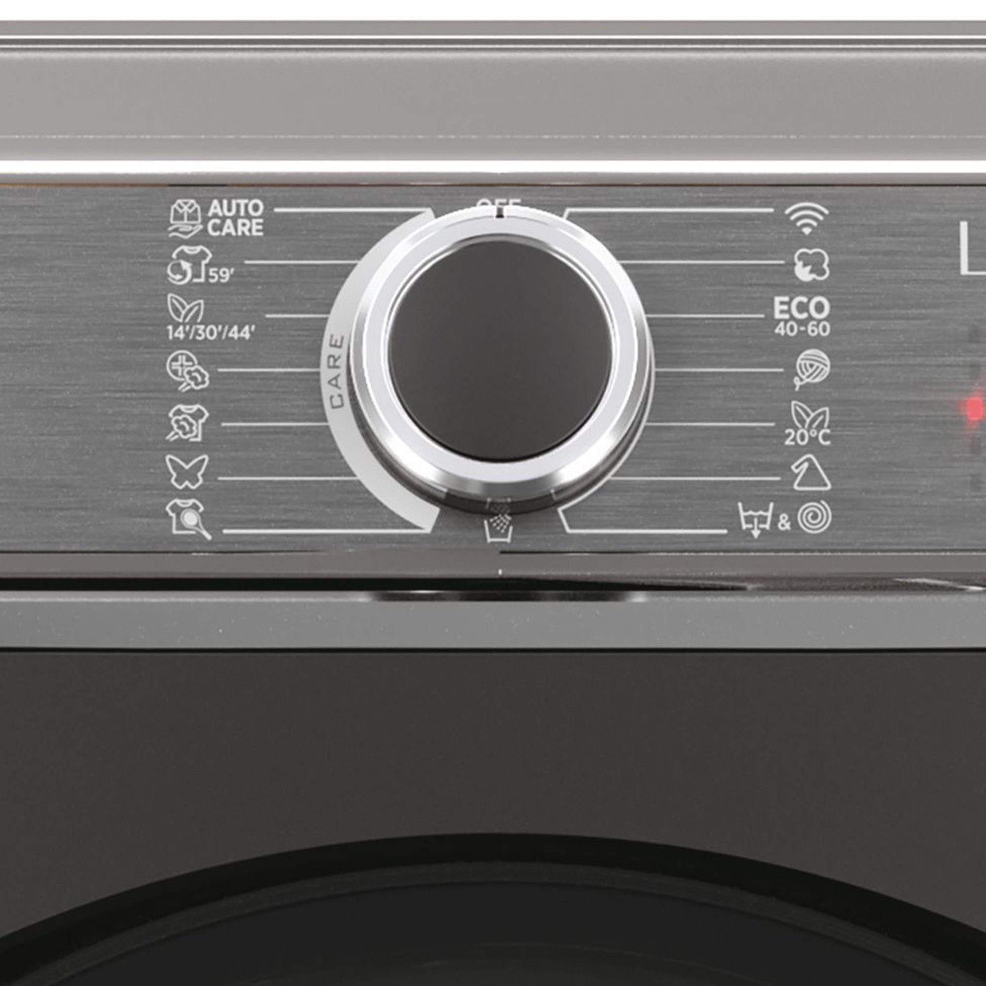 Hoover Waschmaschine H-WASH 550 Expert Design H5WPBD410AMBCR/S, 10 kg, 1400 U/min, Power Care, ActiveSteam, hOn App / Wi-Fi + Bluetooth, Mengenautomatik