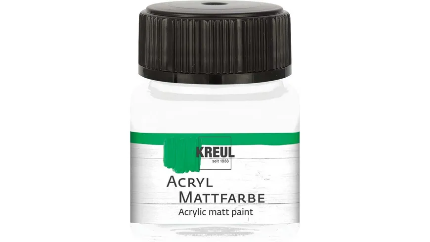 KREUL Acryl Mattfarbe 20ml 20 ml weiß