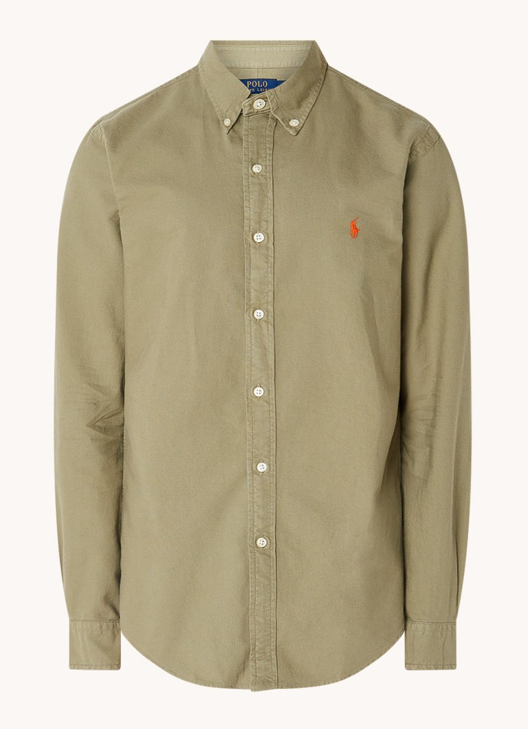Ralph Lauren slim fit košulja s ovratnikom na kopčanje