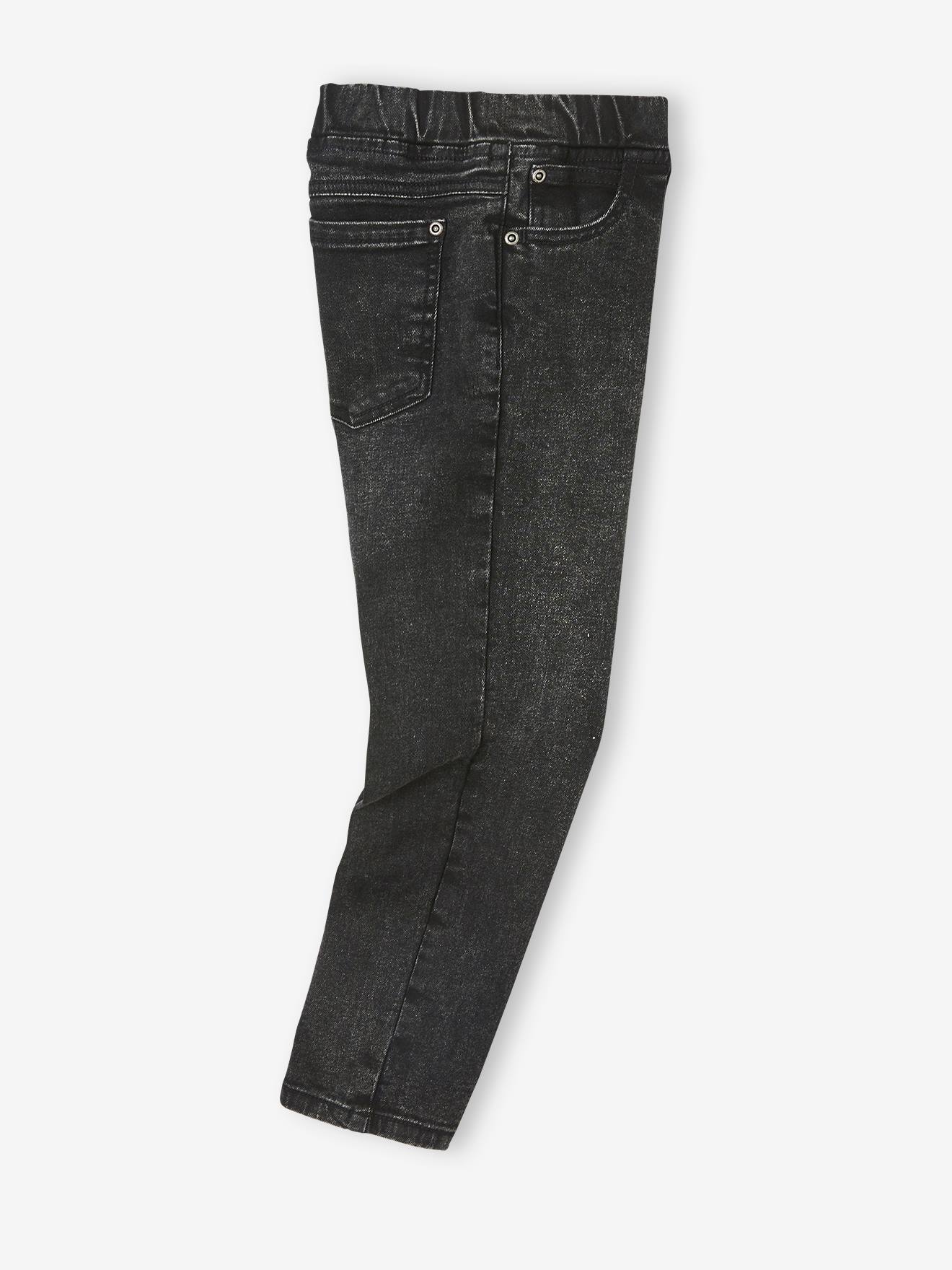 Vertbaudet Jungen Balloon Jeans, Loose-Fit - schwarz