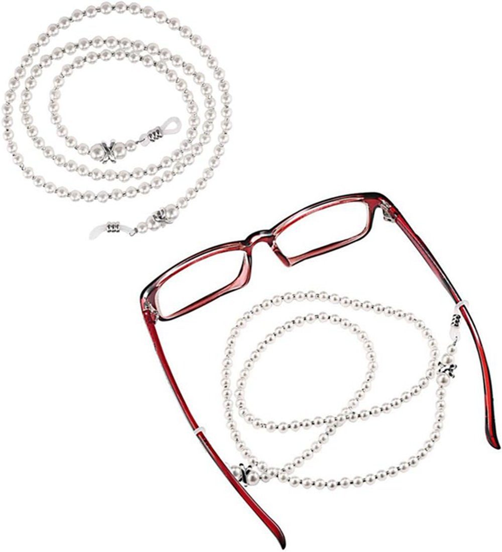 Ronner UG Brillenkette Brillen Kette Gläser Halskette Halter Perlen Brillen Cords Brillenband