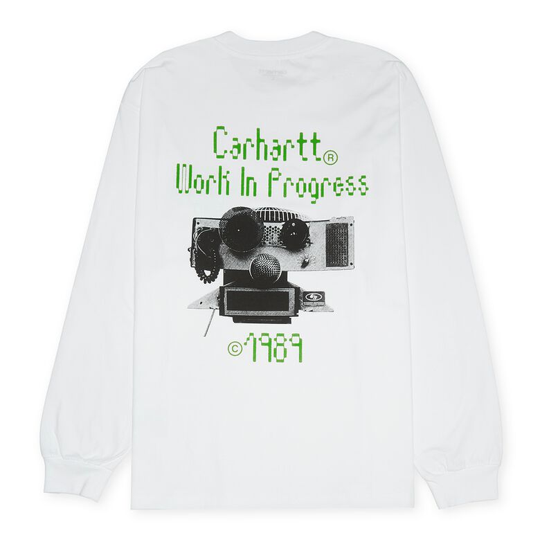 Carhartt WIP Longsleeve Soundface white