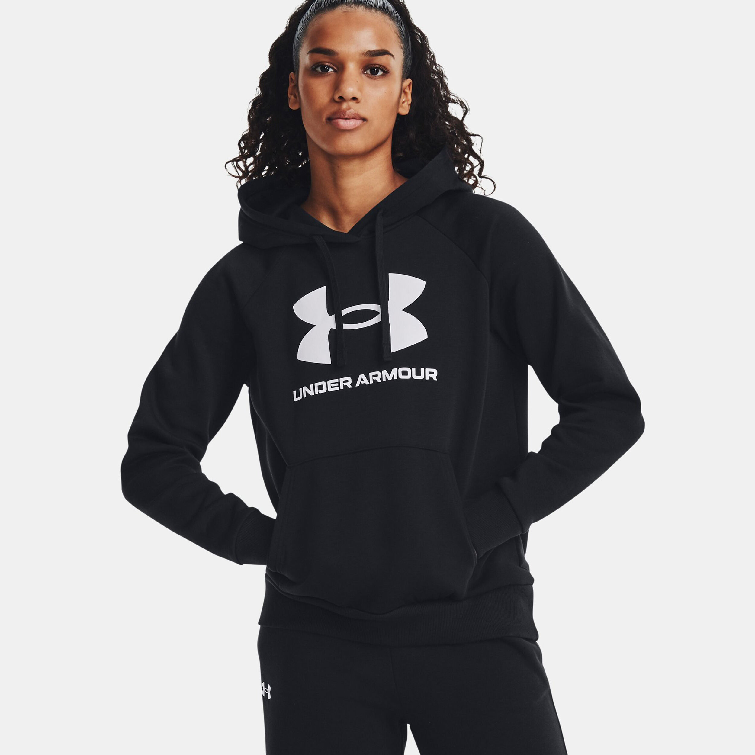 Big Logo Hoody Damen - Schwarz