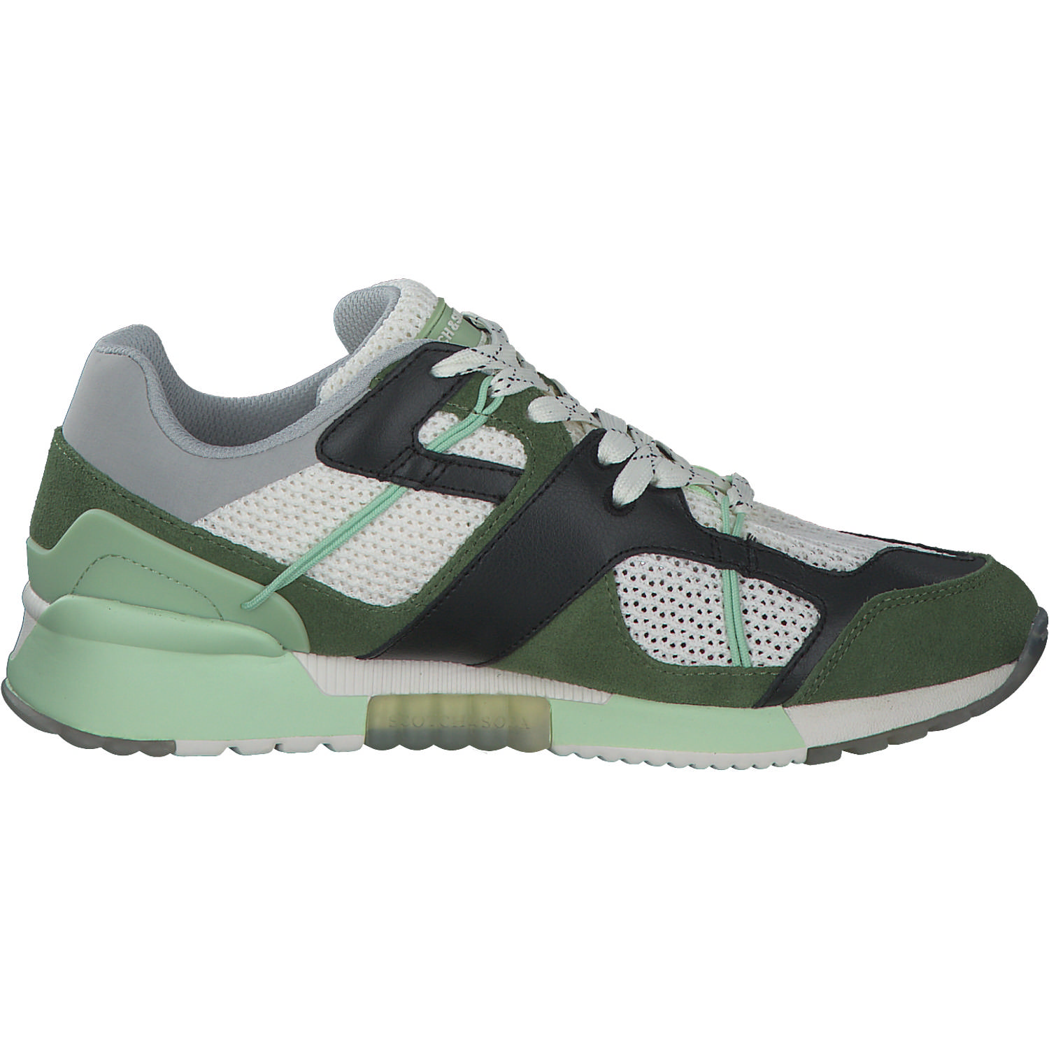 Scotch & Soda Vivex 24839937, Sneakers Low, Herren, grün/weiss/schwarz