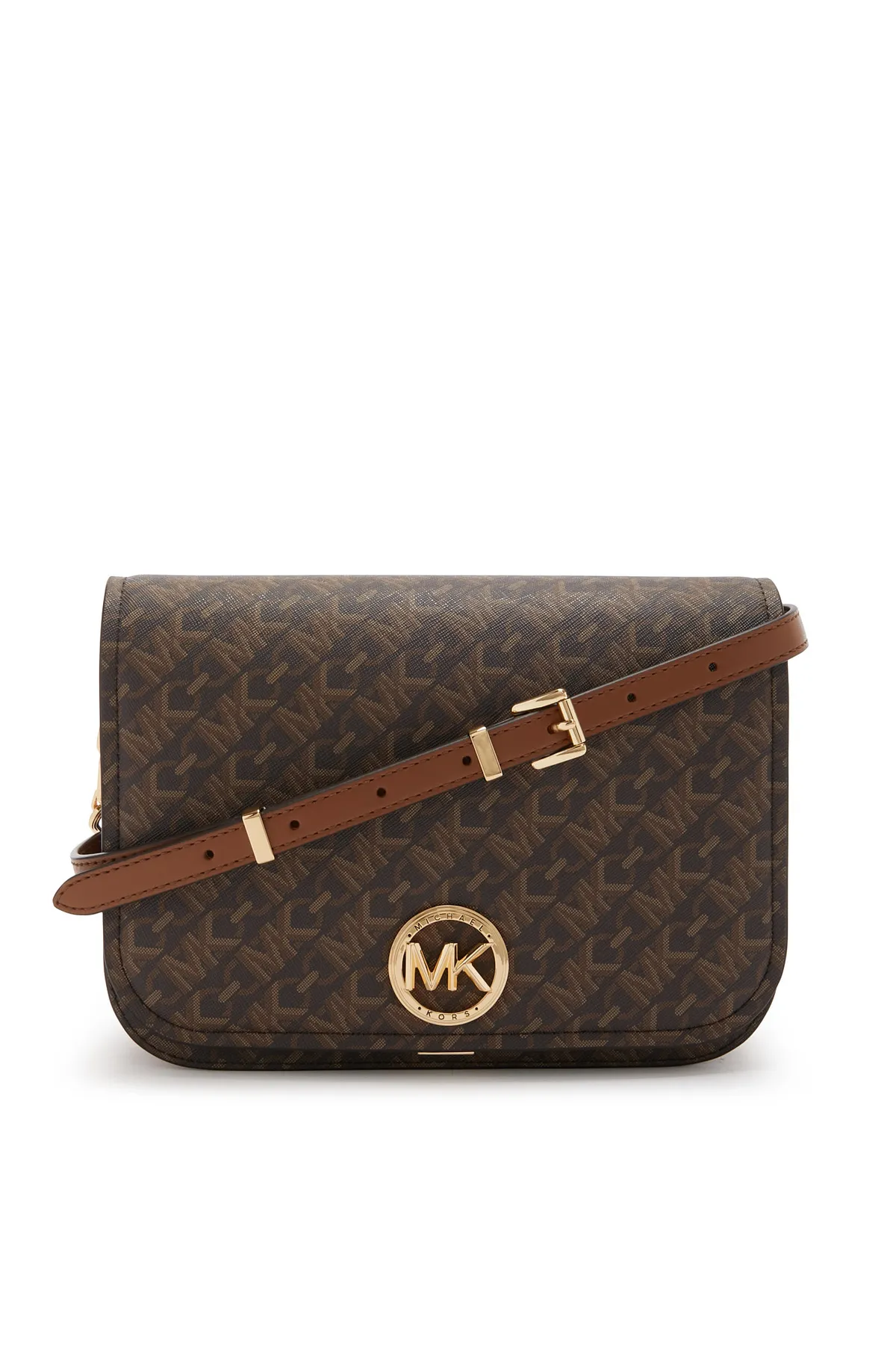 1'ASLAN  Michael Kors Delancey Damen Umhängetasche Braun 30s4gd8m2i-227