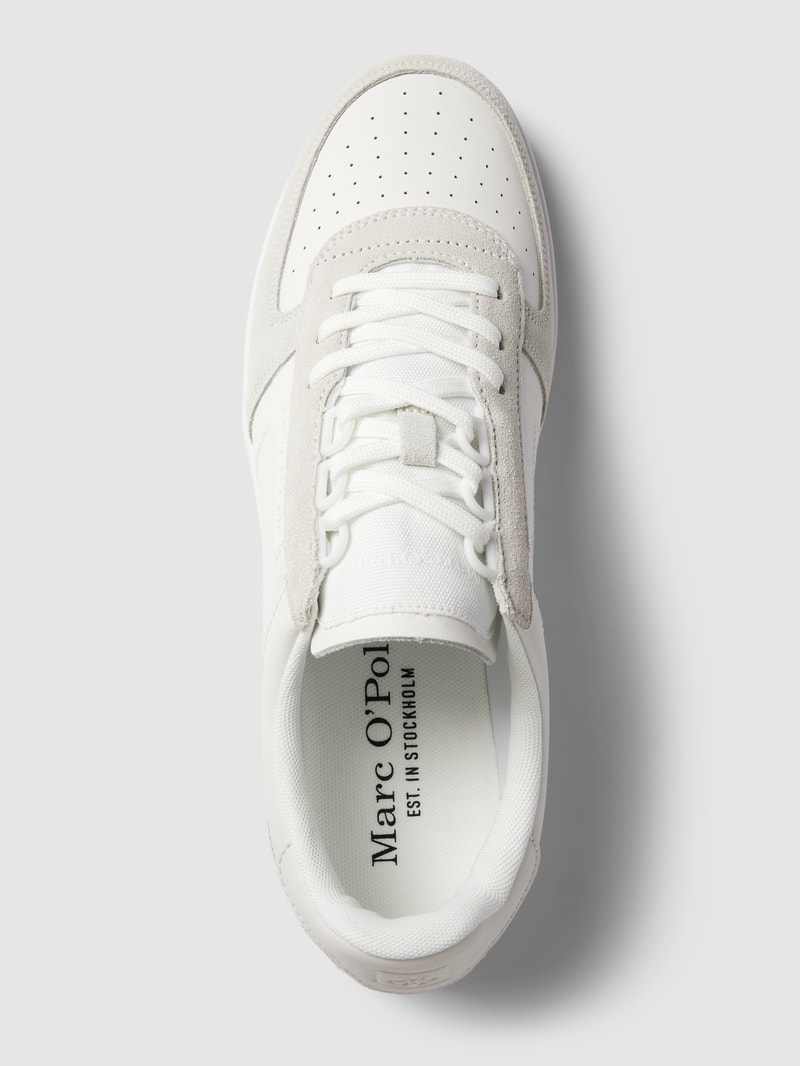 Sneaker aus Leder in weiß