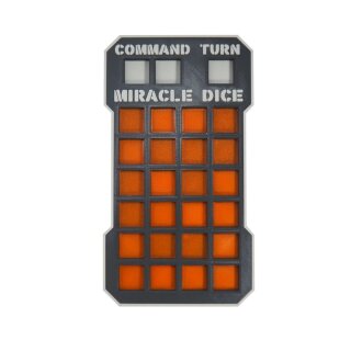 Sci-Fi Miracle Dice Pro Dashboard (Neon-Orange)