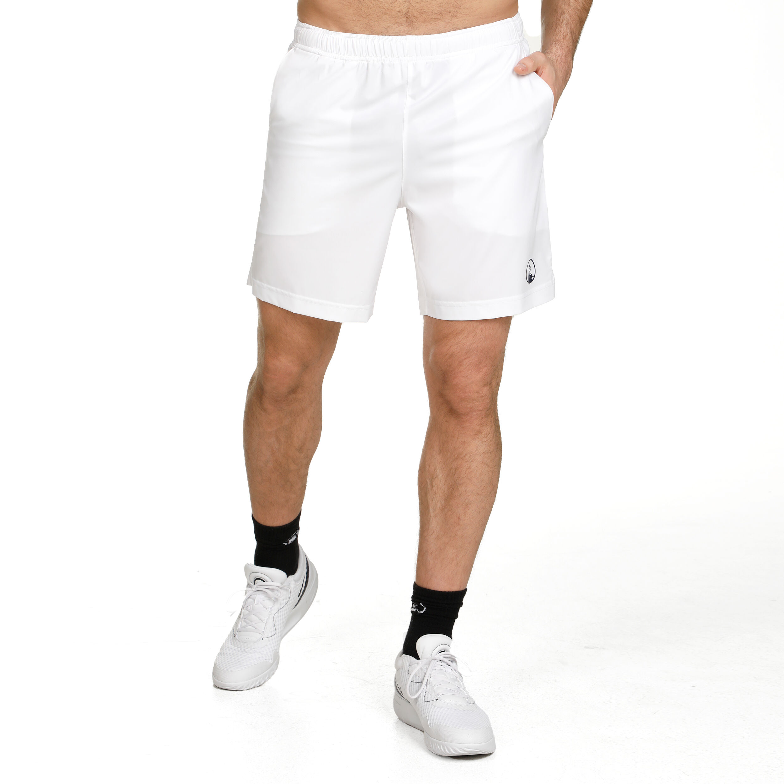 Smash 2.0 Shorts Herren - Weiß, Dunkelblau