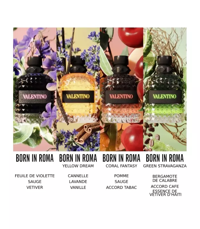 BORN IN ROMA GREEN STRAVAGANZA UOMO Eau de Toilette Pour Lui Fougère Ambrée