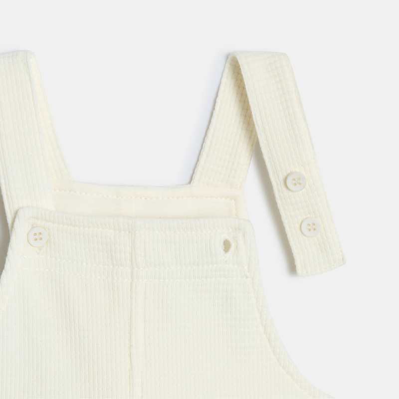Salopette bébé garçon écrue beige Catimini