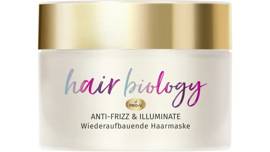 HAIR BIOLOGY Haarmaske Anti-Frizz & Illuminate 160 ml