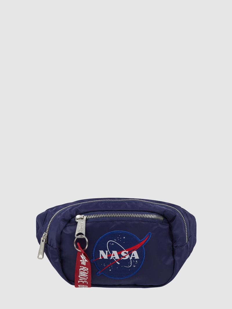 Bauchtasche aus Textil Modell 'Nasa' in marineblau