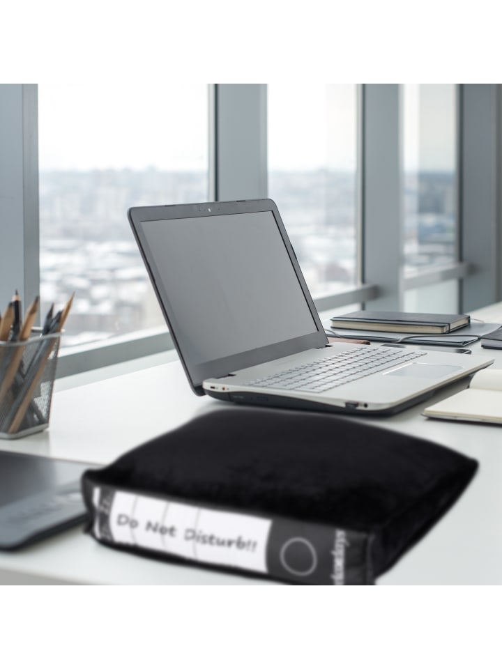 relaxdays Bürokissen in Schwarz-Weiß günstig kaufen onesize