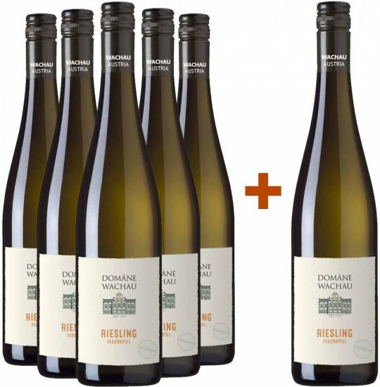 5+1 Paket Riesling Federspiel Terrassen trocken - Domäne Wachau