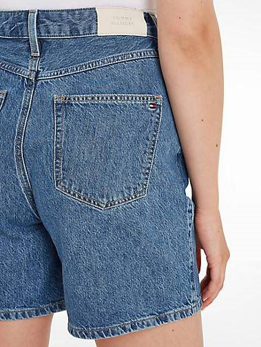 TOMMY HILFIGER Damen Jeansshorts DNM FLARE SHORT HW JUNE