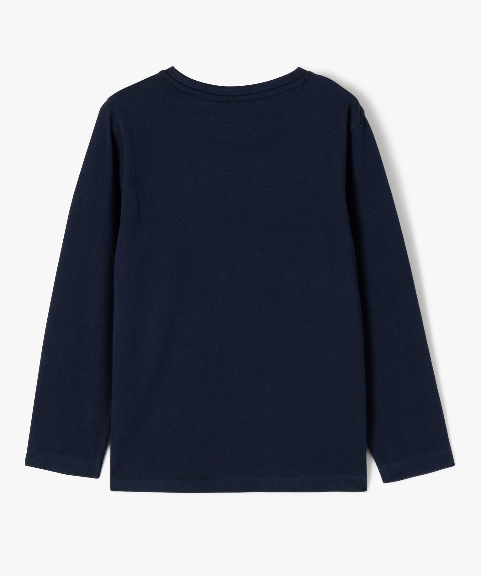 Tee-shirt à manches longues avec motif XXL Garçon marine | GEMO
