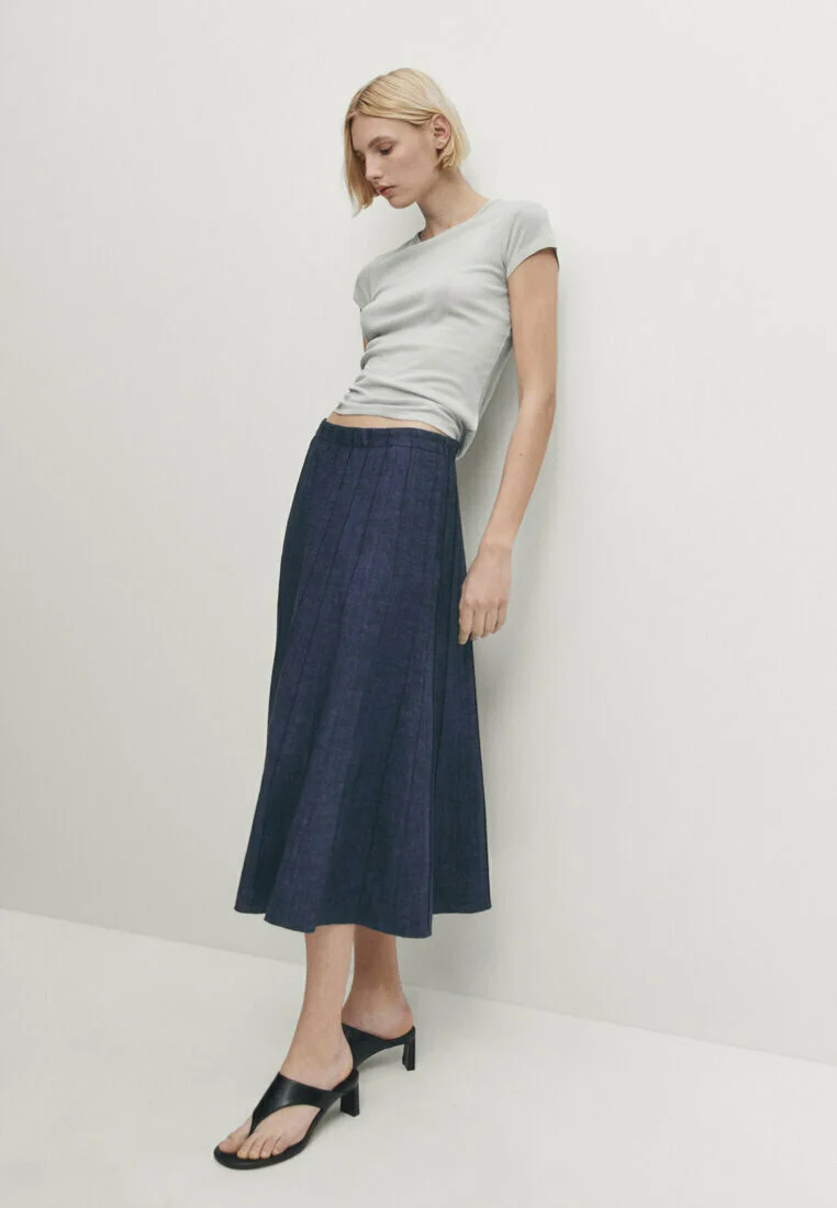 Massimo Dutti BOX- Falda evasé