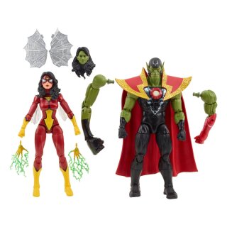 Avengers: Beyond Earth's Mightiest Marvel Legends Actionfiguren Skrull Queen & Super-Skrull 15 cm