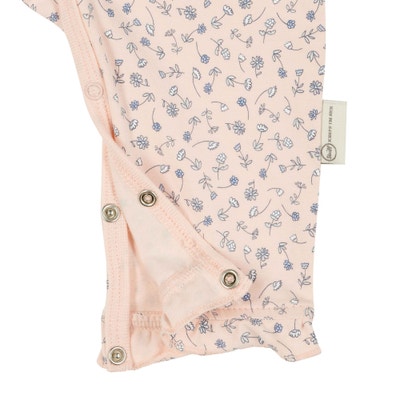 Set Strampler + T-Shirt langarm, rosa für Mädchen