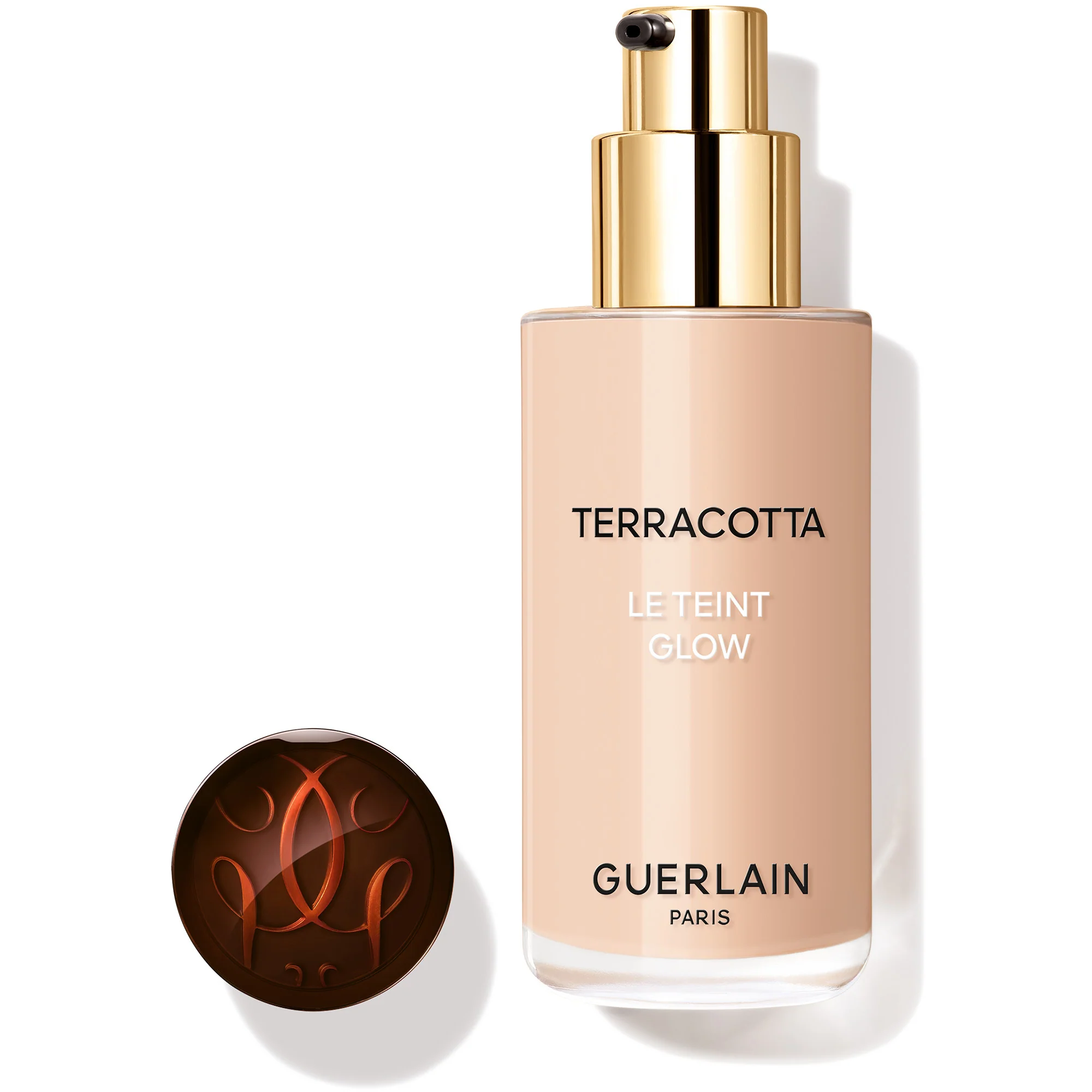 Terakotos „Terracotta Le Teint Glow“ skystas makiažo pagrindas