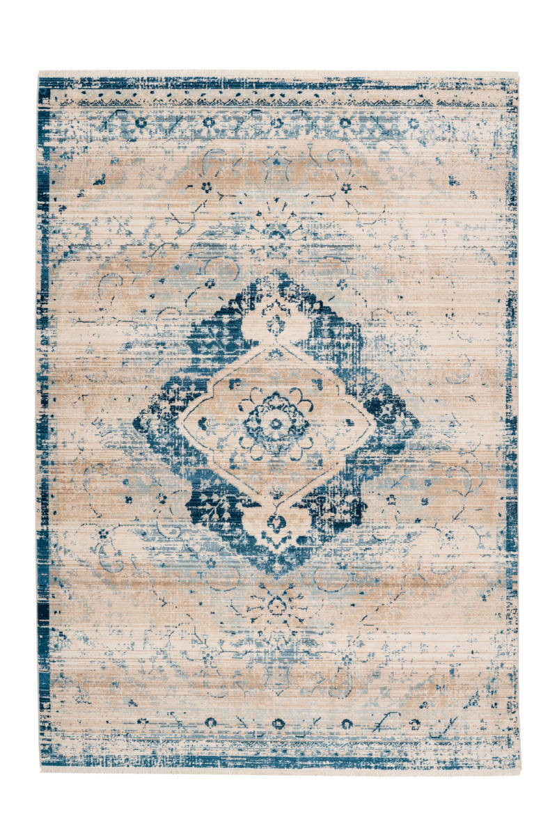 Arte Espina Teppich Creme / Blau 200cm x 290cm