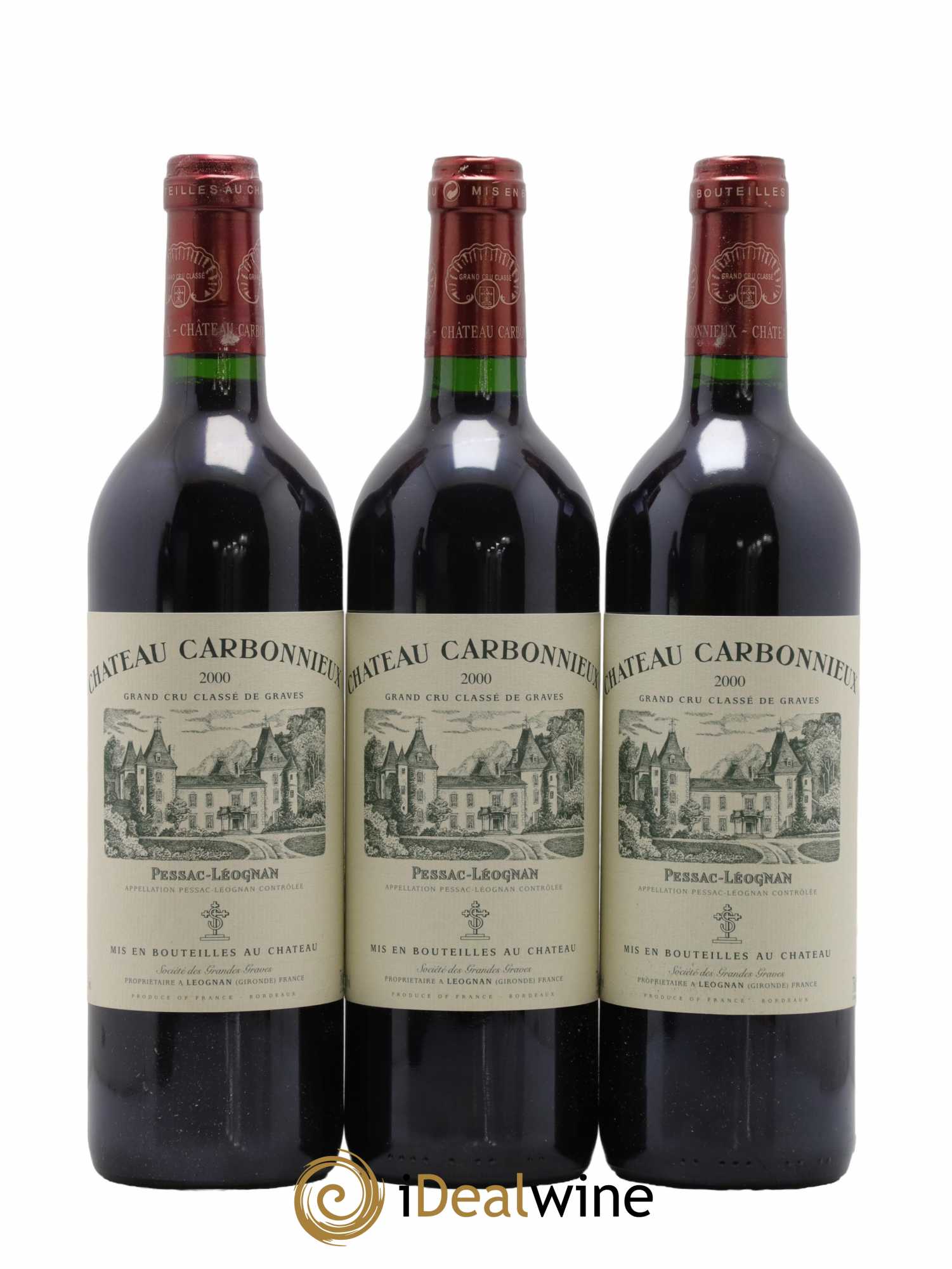 Château Carbonnieux Cru Classé de Graves  2000 - Lot de 12 Bouteilles