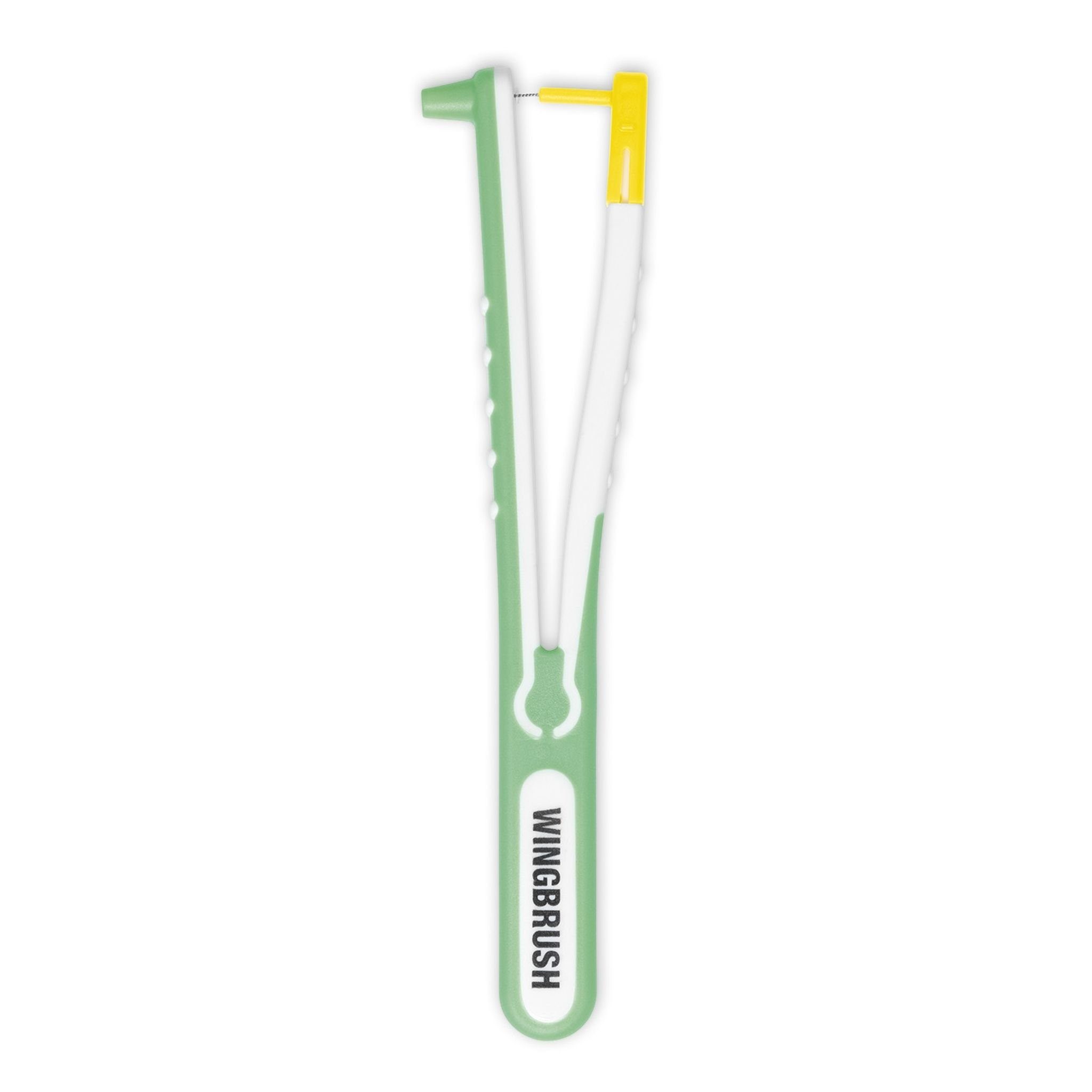 WINGBRUSH Zahnpflege-Set Gelb, 3x Bürstenaufsätze 8x Aufsätze ISO 0 - S