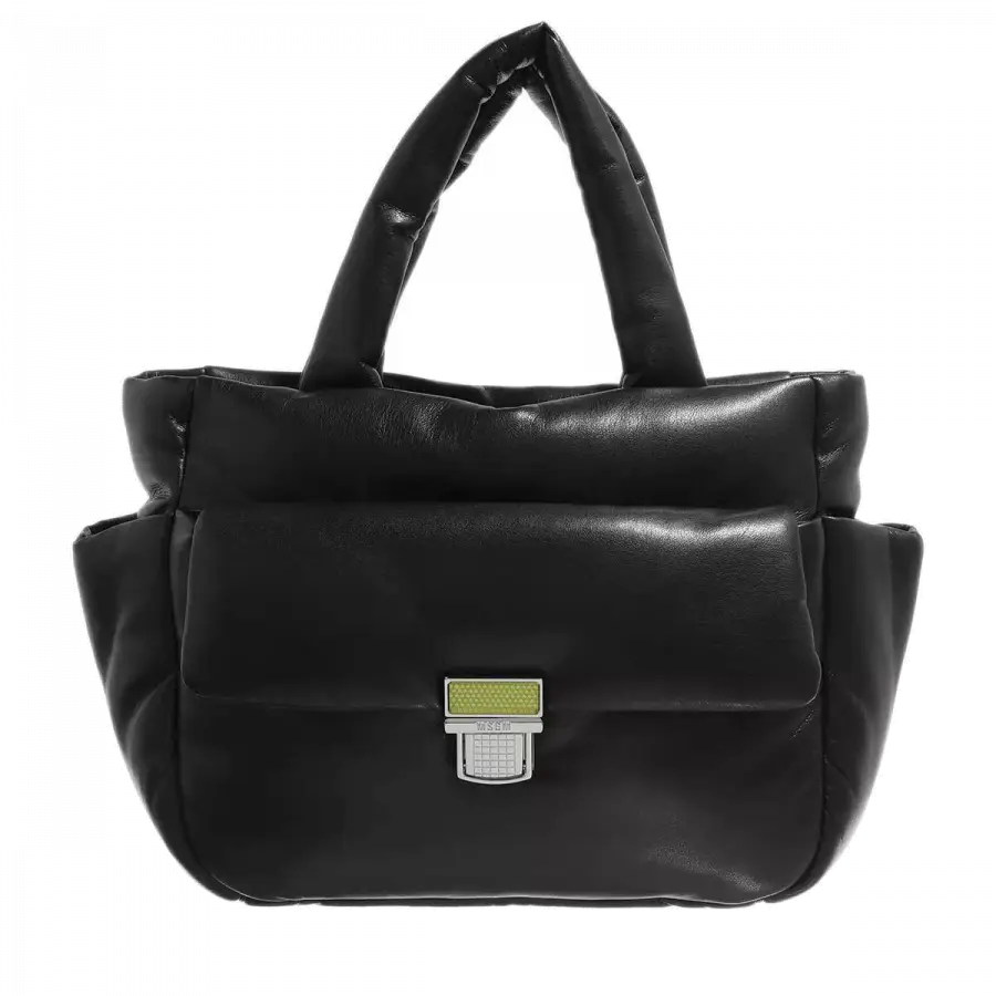 MSGM - Msgm Handle Bags Kunstleder Black - schwarz