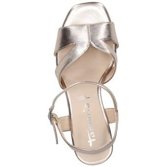 Tamaris Plateausandale in gold