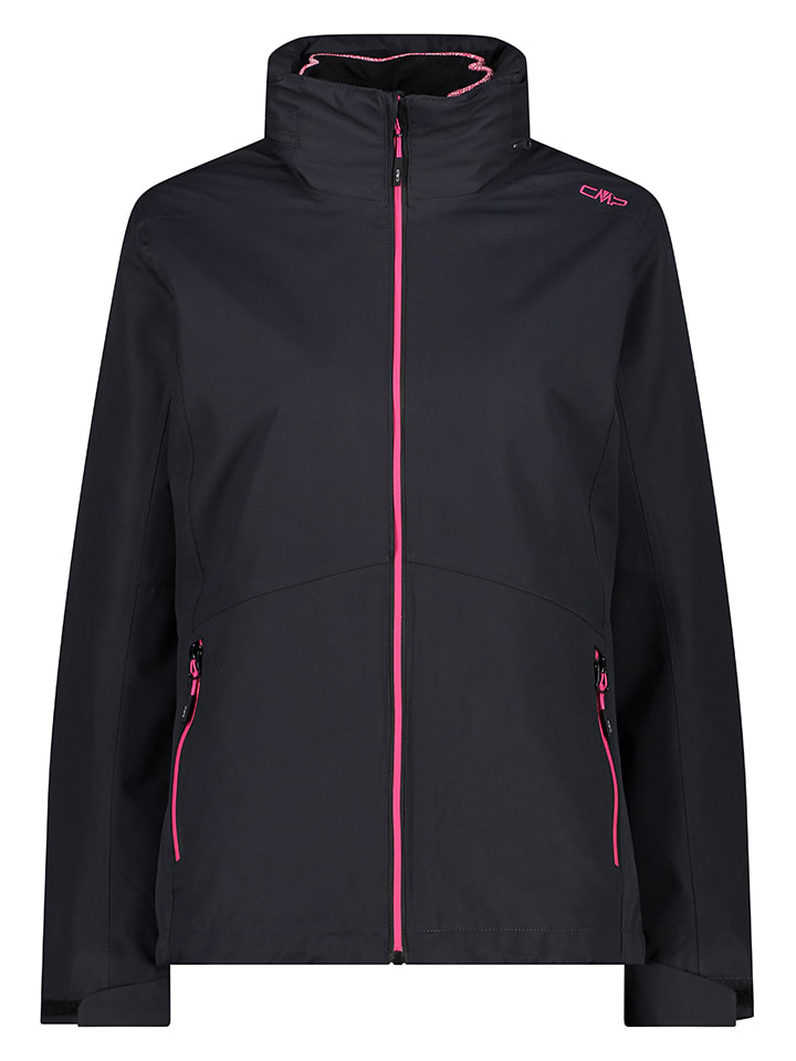 CMP 3in1-Funktionsjacke in Schwarz/ Rosa günstig kaufen