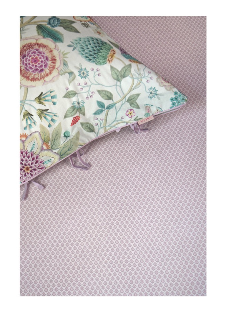 Pip Studio Thousand Leaves fitted sheet of cotton percale 200TC, corner height 25 cm