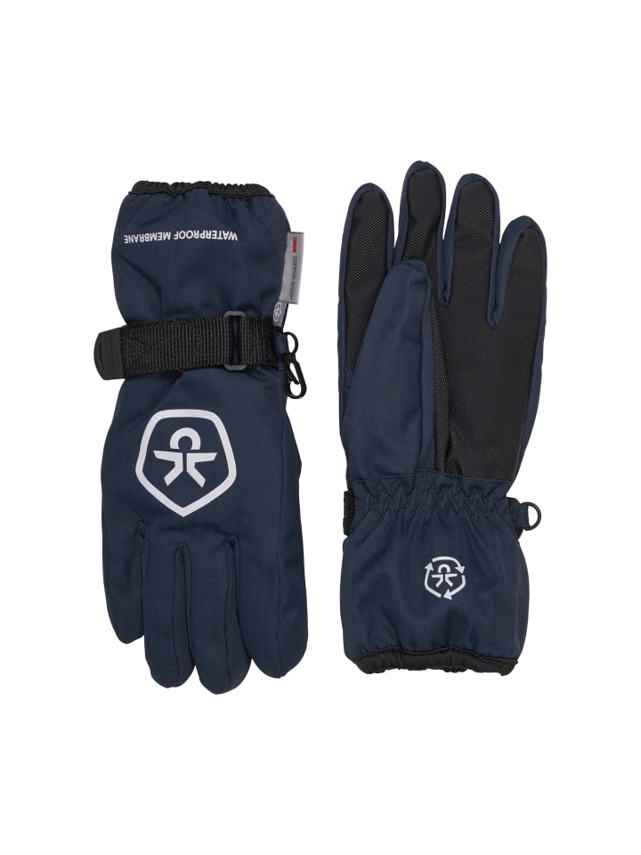 Color Kids Skihandschuhe COGloves 5458 5458 Verstellbare Handschuhe mit Logo in Blau günstig kaufen
