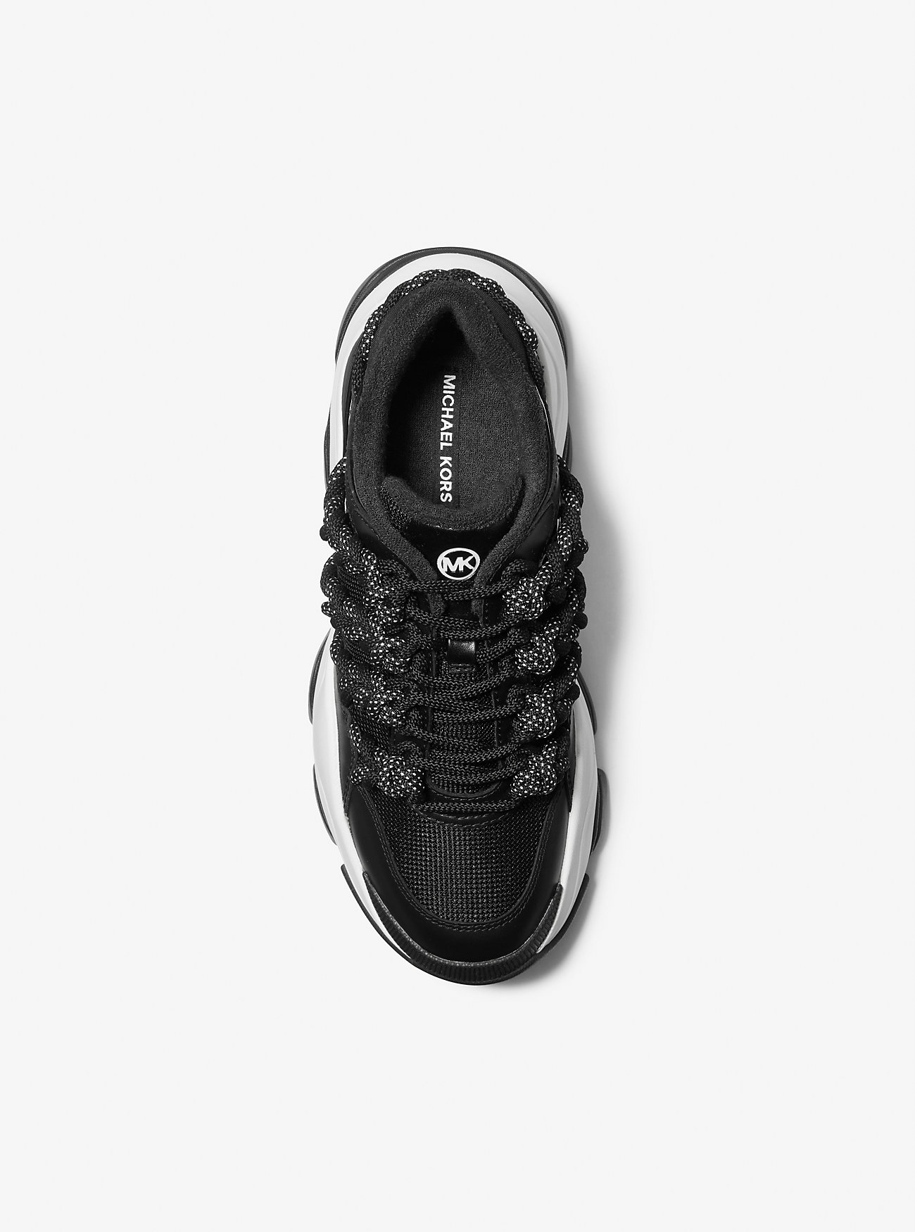 Scarpe da ginnastica Atlas Cord in pelle e mesh - NERE
