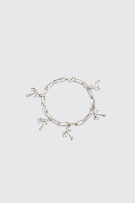 Palm Tree Charm Bracelet