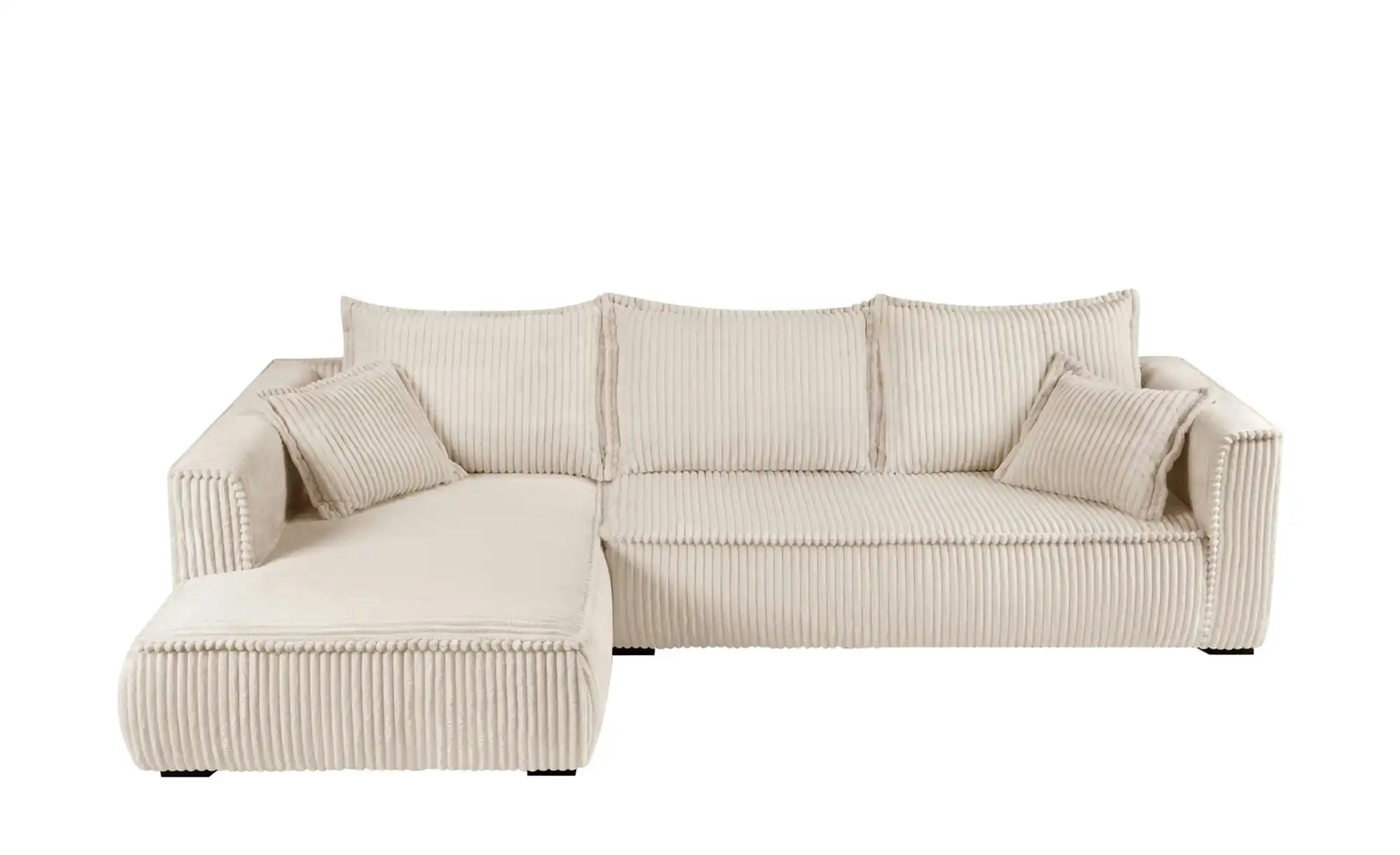 Ecksofa mit trendigem Megacordbezug Modena