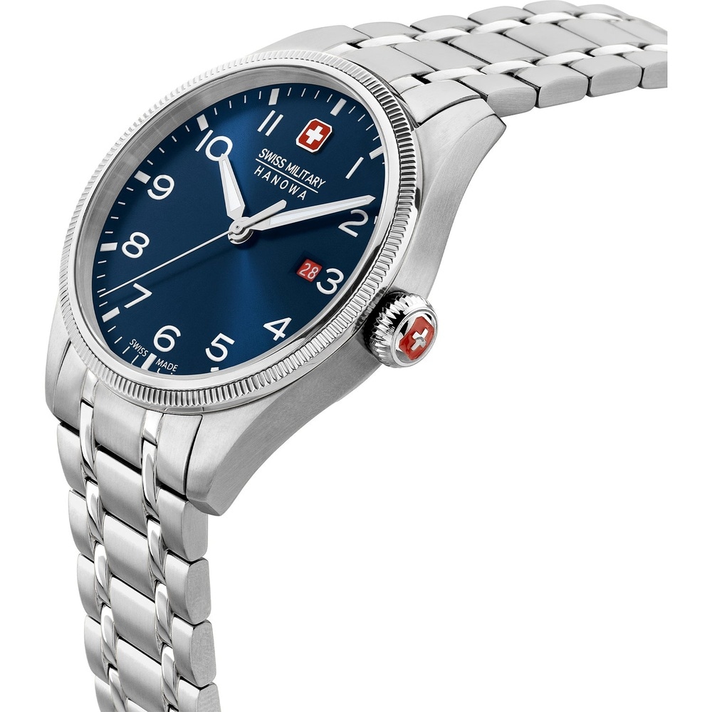 SWISS MILITARY HANOWA Montre pour hommes Acier inoxydable Montre