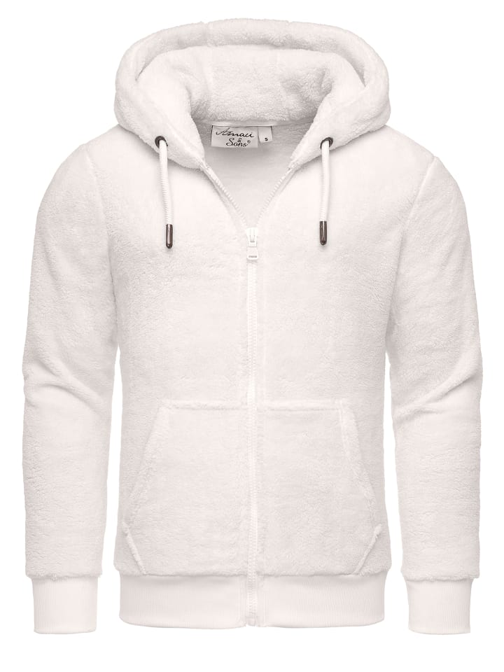 Amaci&Sons Teddyfell Jacke BERWYN in Weiß günstig kaufen