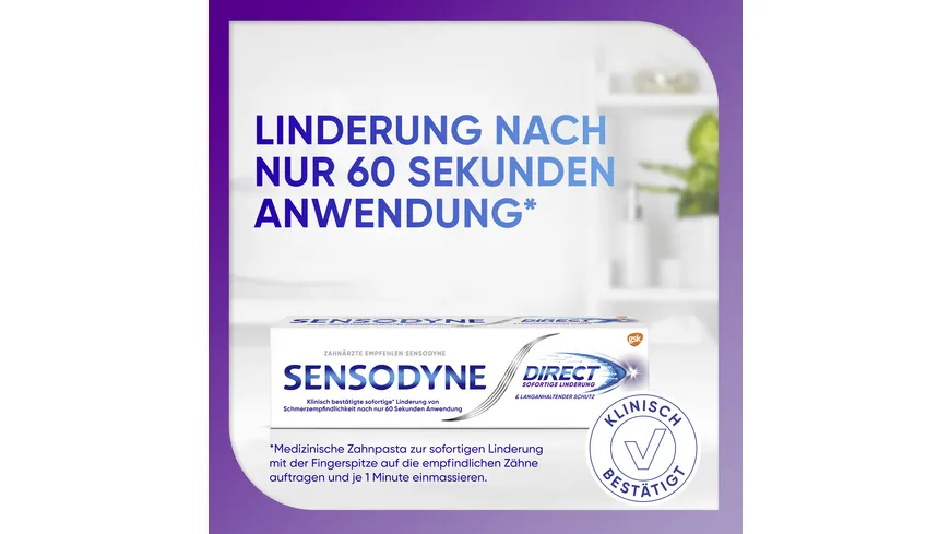 Sensodyne Direct Zahncreme 75 ml
