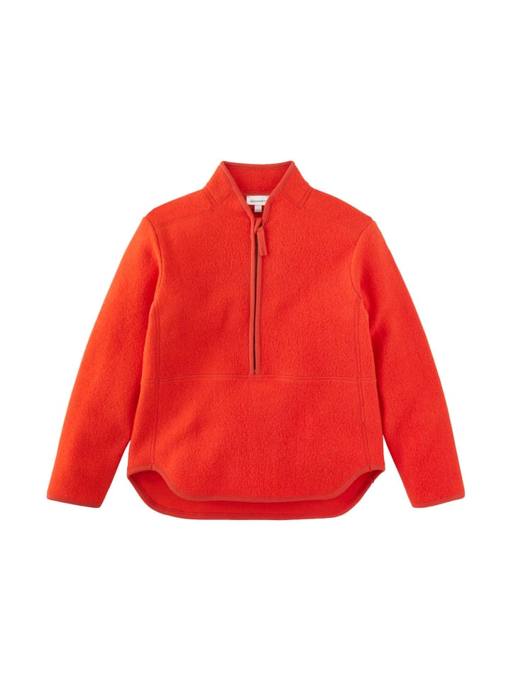Hessnatur Fleece Troyer in rot günstig kaufen 158/164