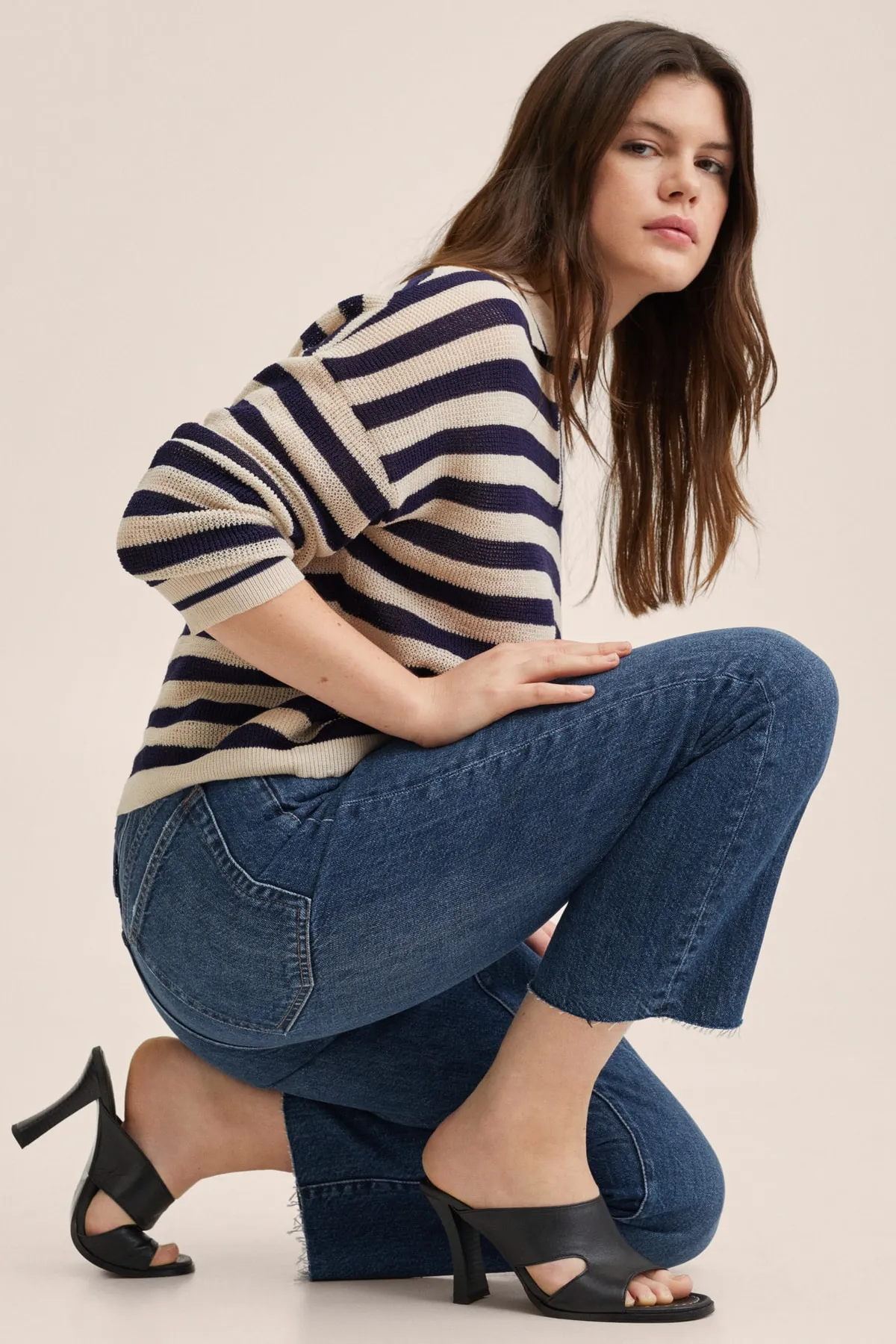 MANGO  27000761 Damen/Mädchen Dunkelblau