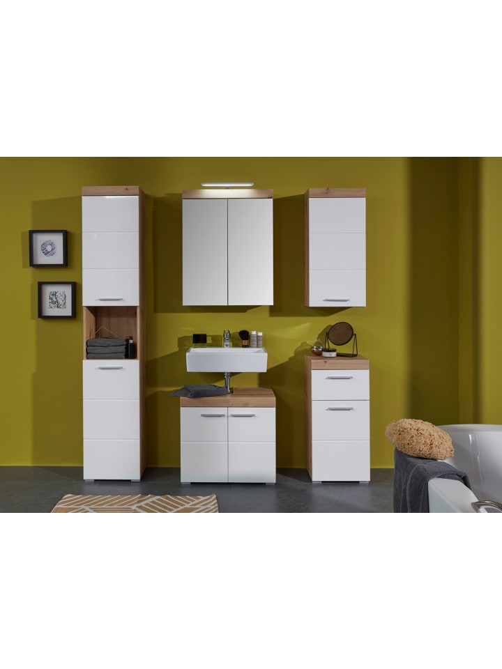 ebuy24 Spiegelschrank AmandaMando Eiche Dekor 60 x 17 cm günstig kaufen onesize
