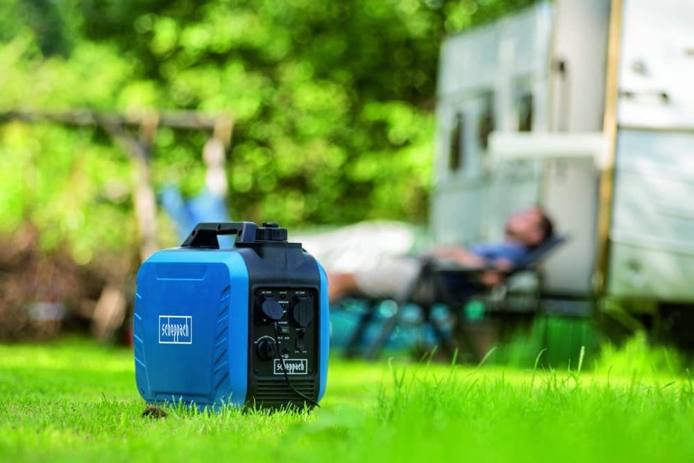 JUNG Stromgenerator SCHEPPACH SG25 Elektrischer Stromerzeuger 2000W Elektrogenerator Mobil, (Stromspeicher, Mobil Generator, Stromaggregat, Energiesparend, Notstromaggregat, Strom Erzeuger), Strom Generator Powerbank Powerstation Notstrom Aggregat St