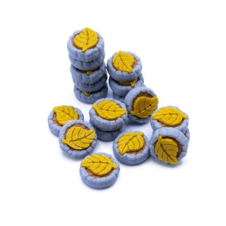 Golden Occupied Tokens for Everdell Newleaf Expansion (18)