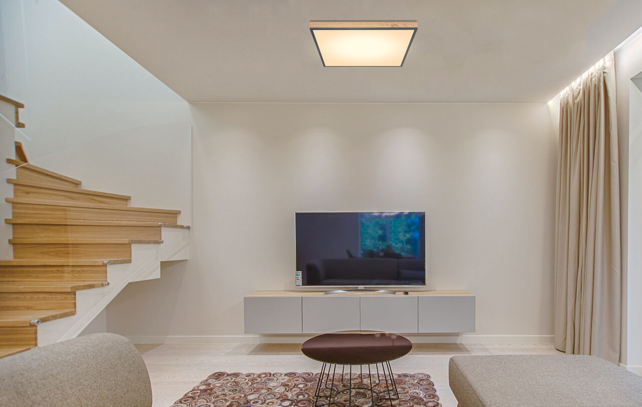 Globo Lighting - DORO - Deckenleuchte Aluminium Graphit, LED