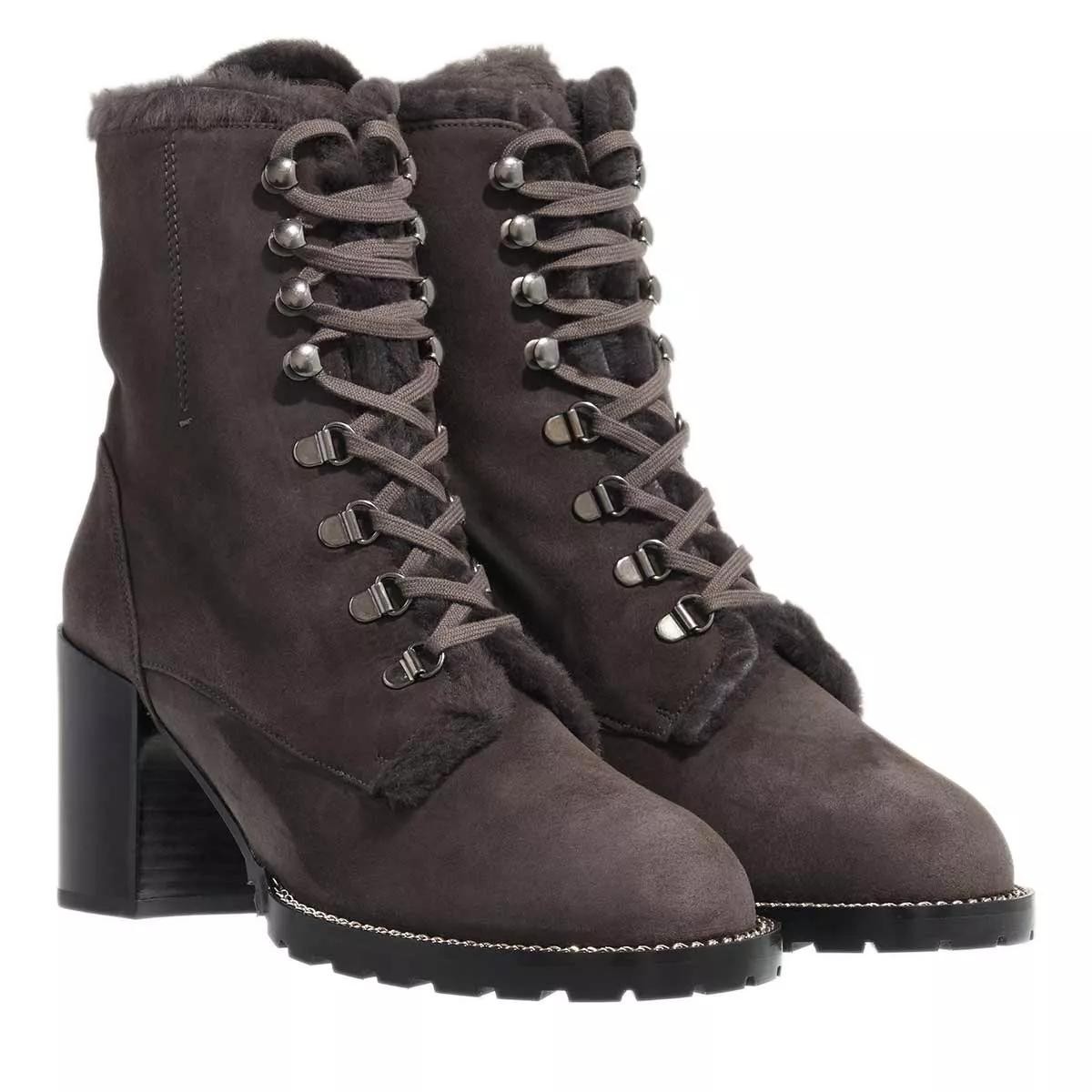 STUART WEITZMAN Stiefeletten grau Schnürstiefel
